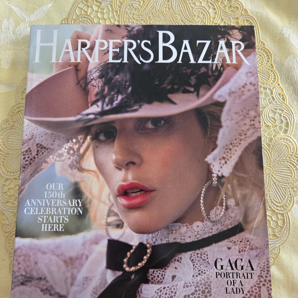 Harper's Bazaar 150th Anniversary Dec. 2016/Jan. 2017 Fashion Magazine Lady Gaga